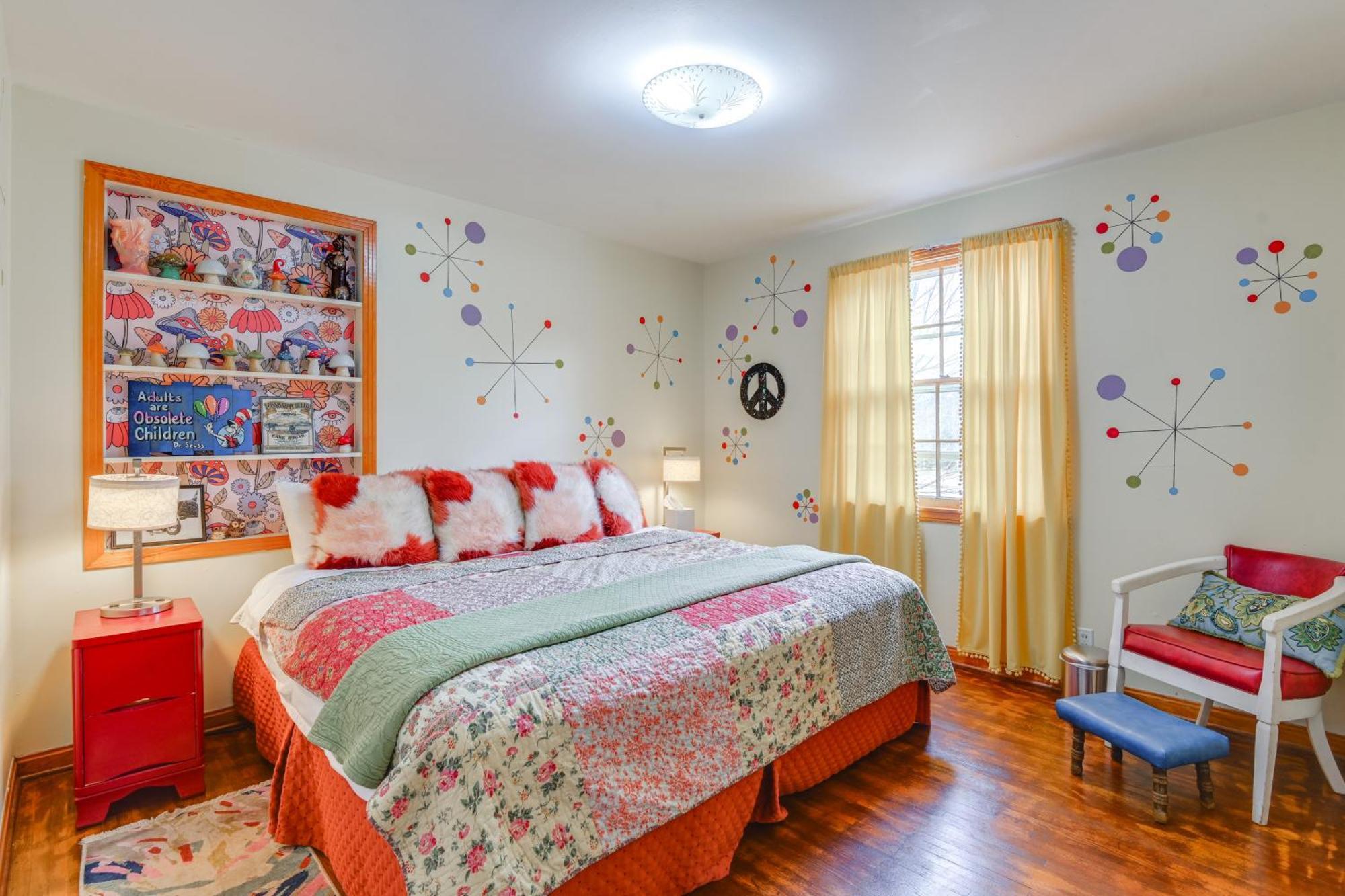6 Mi To Downtown 70S-Themed Home In Nashville! מראה חיצוני תמונה